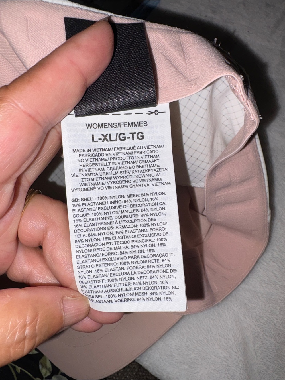 The North Face Wonen’s Horizon Hat Light Pink Baseball Cap BNWOT L-XL - Picture 6 of 8
